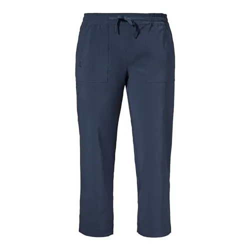 SCHÖFFEL Damen Caprihose Pants Rangun L - Wanderhosen für Damen, ideal für heiße Tage: Atmungsaktiv, schnell trocknend und strapazierfähig mit 3/4 Beinlänge für optimalen Tragekomfort.