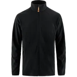 Fjällräven Herren Övik Lite Fleece Jacke – Größe L, schwarz - Funktionsjacke aus recyceltem Polyester, leicht und bequem, perfekt für Wandern und den täglichen Gebrauch.