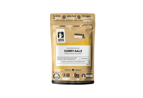 Bremer Gewürzhandel Gewürz Curry Salz, Salzen DaLuxe, 100 g