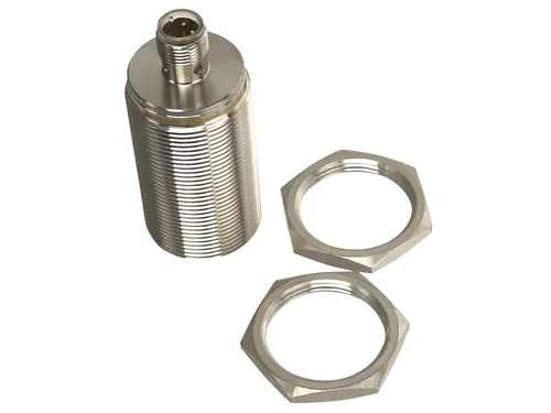 PEPPERL+FUCHS NXB15-30GM50-E2-V1 Induktiver Sensor - Näherungssensor für berührungsloses Erfassen von Metallteilen, 15 mm Schaltabstand, ideal für industrielle Anwendungen.