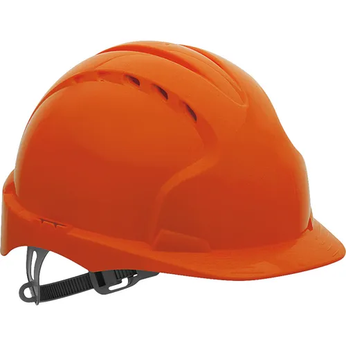 Schutzhelm Bauhelm Helm HDPE-Kunststoff Top Qualität JSP Orange Gr.53 - 64cm NEU