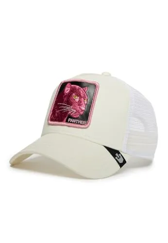 Goorin Bros. Trucker Cap The Pink Panther - Weiß - Stylische Baseball Cap für Herren mit coolem Pink Panther Design, ideal für Freizeit und Outdoor-Aktivitäten.