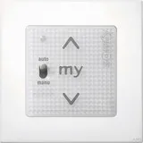 Somfy Wandsender Smoove Uno A/M io Pure o.Rahmen 1811404 - Smart Home Steuerung - Smart Home (Haussteuerungen) - Flexibles Steuergerät mit io-Funkempfänger für einfache Bedienung und Integration in TaHoma für individuelle Automatisierungsszenarien.