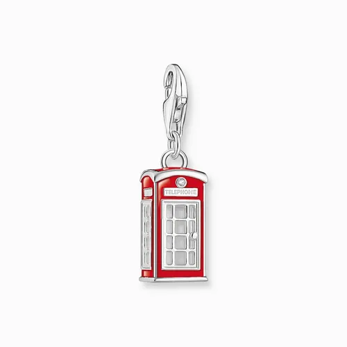 THOMAS SABO Charm-Anhänger rotes LONDON Telefonhäuschen in rot von THOMAS SABO