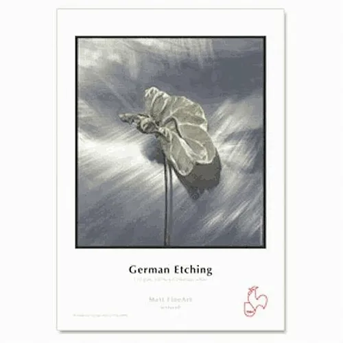 HAHNEMÜHLE Photo Paper German Etching 310g A2 - 25 Blatt - Fotopapier mit 310g/m² für beeindruckende Druckqualität, ideal für Kunstreproduktionen und hochwertige Fotografie.