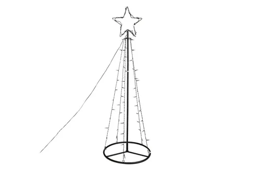 GartenHero Künstlicher Weihnachtsbaum mit LED und Fernbedienung - Künstlicher Weihnachtsbaum mit 62 LEDs, 11 Leuchtfunktionen und Farbwechsel. Perfekt für Innen- und Außenbereich, sorgt für festliche Stimmung und ist einfach per Fernbedienung steuerbar.