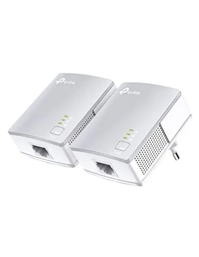 TP-Link TL-PA411KIT AV500 Nano Powerline Adapter Starter Kit - Powerline Adapterkit für stabile Internetverbindung über das Stromnetz, einfach an Wandsteckdose anschließbar - ideal für Home Office und Streaming.