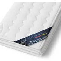 AM Qualitätsmatratzen Lyocell Matratzenbezug 80x200cm – Made in Germany - Hochwertiger Lyocell Matratzenbezug für besten Schlafkomfort. Atmungsaktiv, feuchtigkeitsregulierend und bei 60 °C waschbar – ideal für hygienebewusste Schläfer.