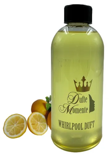 Dufte Momente Badezusatz Whirlpool Duft Citrus / Zitrone 500ml, vegan und ohne Tierversuche