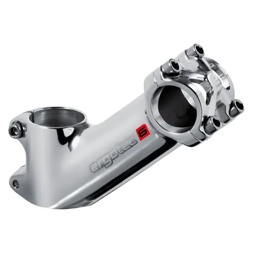 Ergotec Vorbau High Pike 2 - 25,4 mm, 80 mm, silber - Hochwertiger Fahrradlenkervorbau aus robustem Material für optimale Stabilität und Kontrolle beim Radfahren. Ideal für sportliche Einsätze und Alltag.