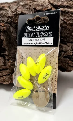 Spro Trout Master Rugby Pilots yellow gelb 12x26mm Pilotposen Pilotschwimmer NEW