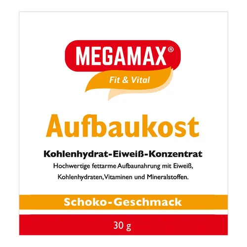 MEGAMAX Aufbaukost Schoko Pulver 30 g