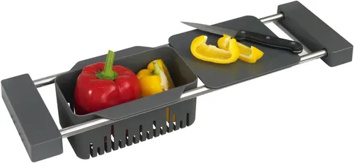 WENKO Cami Spülbecken-Organizer grau 54774100