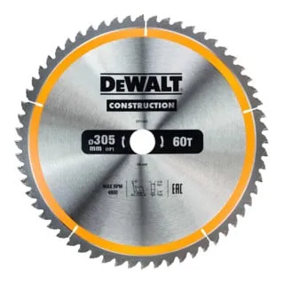 Dewalt Construction Circular Saw Blade Stationary 305mm 60T von DeWalt