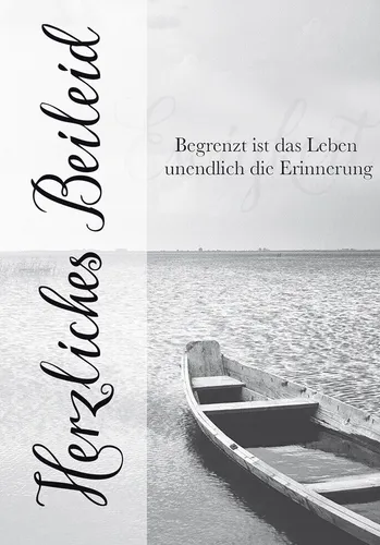 Trauer – Beileid – Kondolenz