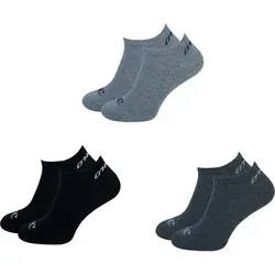 O'Neill Unisex Sneaker Socken 3er Pack Grau/Graucite/Schwarz 39-42