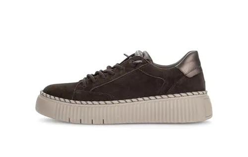 Gabor Damen Low Sneaker F-Weite 6014.01 Braun von Gabor