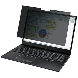 Durable Blickschutzfilter magnetisch 15,6 Zoll - Displayfilter für 15,6 Zoll Bildschirme, schützt vor seitlichem Mitlesen und reduziert blaues Licht für augenschonendes Arbeiten.