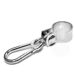 PRIOstahl Schaukelschelle Rohrschelle mit Karabiner Ø 50mm x 1 Schelle aus verzinktem Stahl