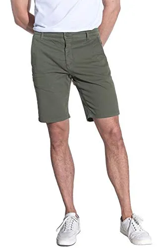 Steffen Klein Herren Shorts Bermuda Kurze Hose Sommerhose Struktur Bequem Baumwolle