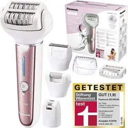 Panasonic ES-DEL8AP503 Epilierer inkl. Rasieraufsatz Nass- und Trockenbetrieb - Rosa/Weiß