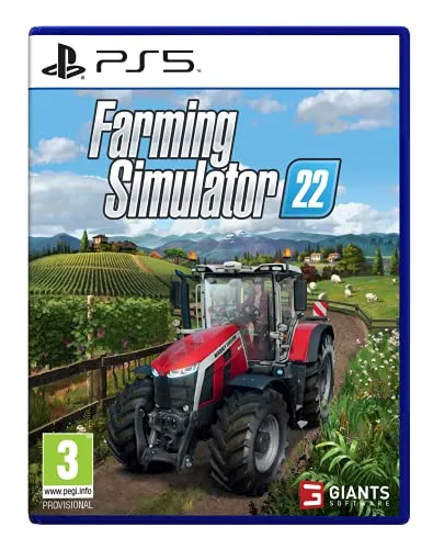 Farming Simulator 22 für PS5 - Konsolen-Spiel mit über 400 realistischen Maschinen, saisonalen Zyklen und verbesserter Grafik. Erlebe die Freiheit in der Landwirtschaft und starte individuelle Produktionsketten!