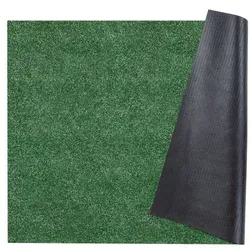 ANRO Läufer Teppichläufer POET Sauberlaufmatte Fußmatte Teppich Läufer, eckig, Höhe: 5 mm, Bodenläufer 400x100cm Meliert Grün Breite 100cm grün 100 cm x 400 cm x 5 mm