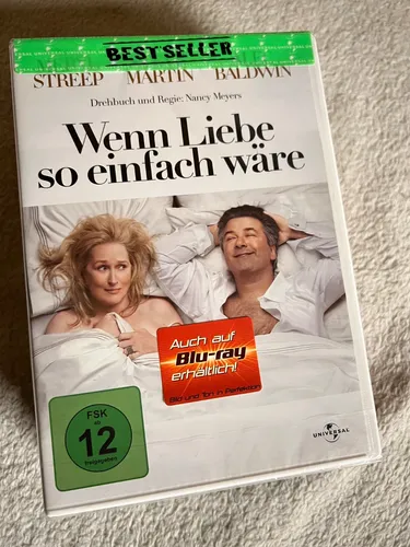 Wenn Liebe so einfach wäre von Nancy Meyers | DVD Neu - DVD des romantischen Films von Nancy Meyers, ideal für einen gemütlichen Filmabend und in neuem Zustand, originalverpackt.