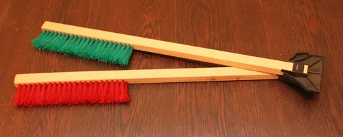 Schneebesen mit Eiskratzer & Holzgriff 58cm lang hochwertig verarbeitet 795