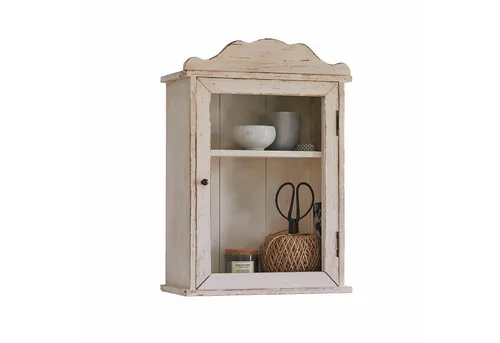 Loberon Wandschrank Sandrine in weiß von Mirabeau