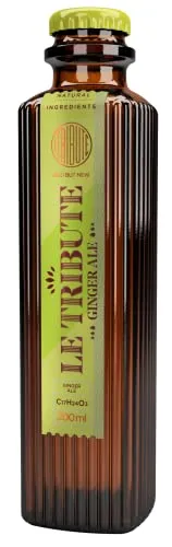 Le Tribute | Ginger Ale | Mit naturlichen Zitronengras - Aromen | Ideal zu Whisky, Bourbon, Rum & Tequila | Quellwasser aus eigener Quelle