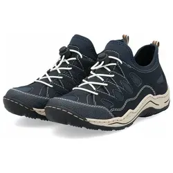 Rieker Damen Low-Top Sneaker L0551 - Damen-Sneaker mit losem Einlegesohle für individuellen Komfort, ideal für Freizeit und Alltag. Bequem und stylish in Blau.