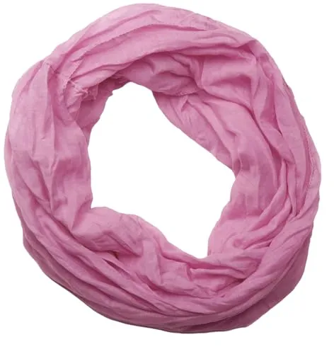 styleBREAKER leichter unifarbener Loop Schlauchschal | Sommerschal aus fließendem Material | Seidiges Halstuch für Damen & Herren | Weich, Luftig & Modisch | 77 x 46 cm, Farbe:Flieder