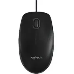 Logitech B100 Optical Maus - Ergonomische Kabelmaus für präzises Arbeiten, ideal für Büro und Homeoffice