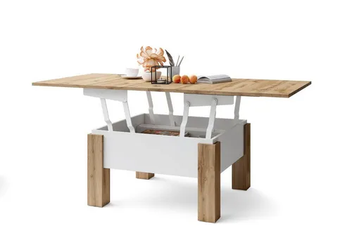 Höhenverstellbarer Design Couchtisch Oslo von Design Impex