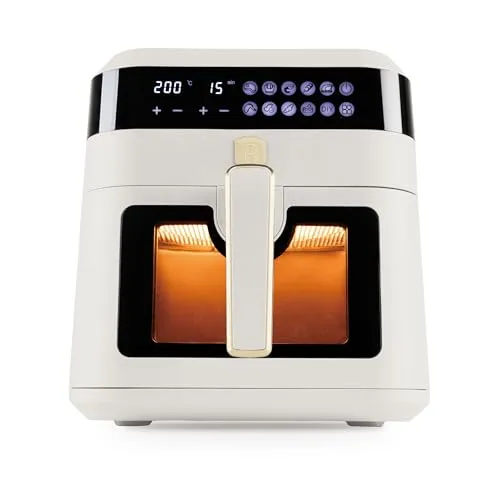 Berlinger Haus Air fryer/Digitale Heißluftfritteuse 6,3L Ofen/Mit 8 automatische Kochfunktion/Touchdisplay 8 Programme/1300 W/Gesundes Kochen ohne Öl und Fett/Sahara Collection