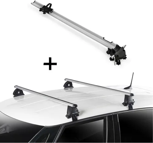 Fahrradträger Bike Pro + Dachträger VDP EVO ALU für BMW Serie 2 Active Tourer (F45) - Fahrradträger und Dachträger-Set aus leichtem Aluminium, ideal für alle Fahrradtypen. Maximale Zuladung von 15 kg für Fahrräder und 50 kg für das Dach sorgt für mehr Platz im Innenraum.