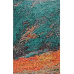 benuta Pop Flachgewebeteppich, Türkis, Rechteckig, 75x165 cm - Der benuta Pop Flachgewebeteppich in Türkis überzeugt durch seine glatte Oberfläche und vielseitigen Einsatzmöglichkeiten. Ideal für stark frequentierte Räume, lässt er sich leicht reinigen und passt perfekt unter Möbel.