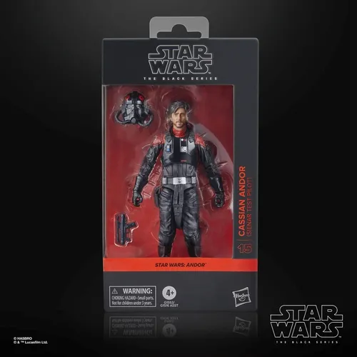 Star Wars The Black Series Cassian Andor (Sienar Testpilot) - Premium Action-Figur - Actionfiguren für Kinder mit beweglichen Teilen und authentischen Accessoires, perfekt für Sammler und Fans ab 4 Jahren.