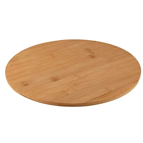 axentia 132782 Servierplatte Drehteller, Bambus