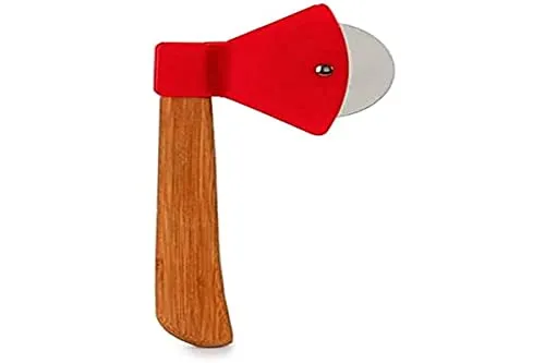 Anik-Shop PIZZAMESSER 21cm in Form Einer Axt Pizzaschneider Pizzaroller Pizza Roller 94