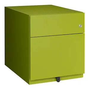 Bisley Rollcontainer Note NWA59M7SF604 - Büroschränke mit 1 normaler Schublade und extra Hängeregisterauszug, abschließbar für optimale Sicherheit und Ordnung im Büro.