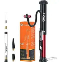 Mini Standpumpe Fahrrad mit Manometer und Presta-Ventil - Kompakte Mini Standpumpe für Fahrräder mit Manometer, ideal für unterwegs. Hoher Druck bis 220 PSI und vielseitige Ventil-Kompatibilität machen sie zum perfekten Begleiter für jedes Abenteuer.