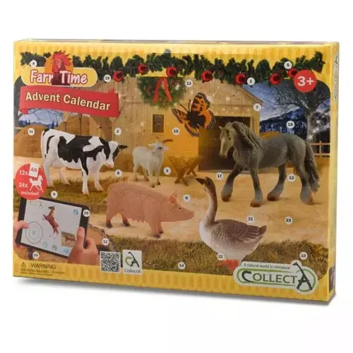 COLLECTA Adventskalender-Bauernhof und Pferde