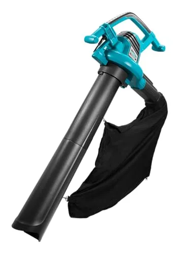 Gardena ErgoJet 3000 - 2-in-1 Gartensauger und Bläser mit 3000 W, 310 km/h Blasgeschwindigkeit und integriertem Metall-Häcksler für effizientes Laubmanagement