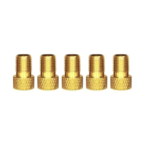 Stück Ventiladapter Fahrrad Ventile Adapter Autoventil auf Fahrradventil Adapter Kompressor Adapter Ventil Adapter Set,Presta Ventil Adapter für Fahrradventile,Ventil Adapter Fahrradreifen 5