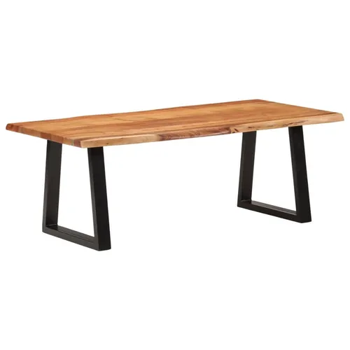 Maison Exclusive Couchtisch 110x55x40 cm aus massivem Akazienholz