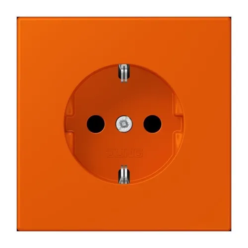 Jung LS 990 SCHUKO® Steckdose orange vif in orange von Jung SCHUKO Steckdosen Abdeckung
