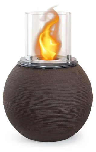Botticelli Bioethanol-Holzboden-Kamin 40 cm, braun