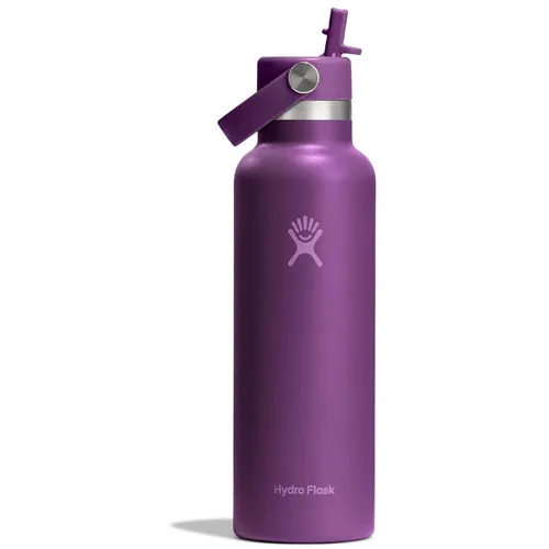 Hydro Flask Standard Mouth Flex Straw Cap 621ml Thermosflasche - Lila, ideal für unterwegs - Thermobehälter mit flexibler Trinkhalmkappe, perfekt für kalte Getränke und einfache Handhabung auf Reisen.